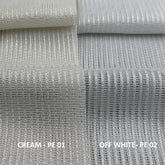 VALESSA Sheer Curtains – Custom Vertical Stripe Light Drapes